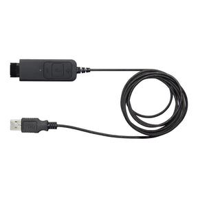 JPL BL-053+P USB 2.0 to PLX QD Headset Connection Cable Black 575-266-001