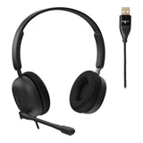 JPL Icon 100-UB4 4-Button Enterprise Stereo USB Headset 575-438-006