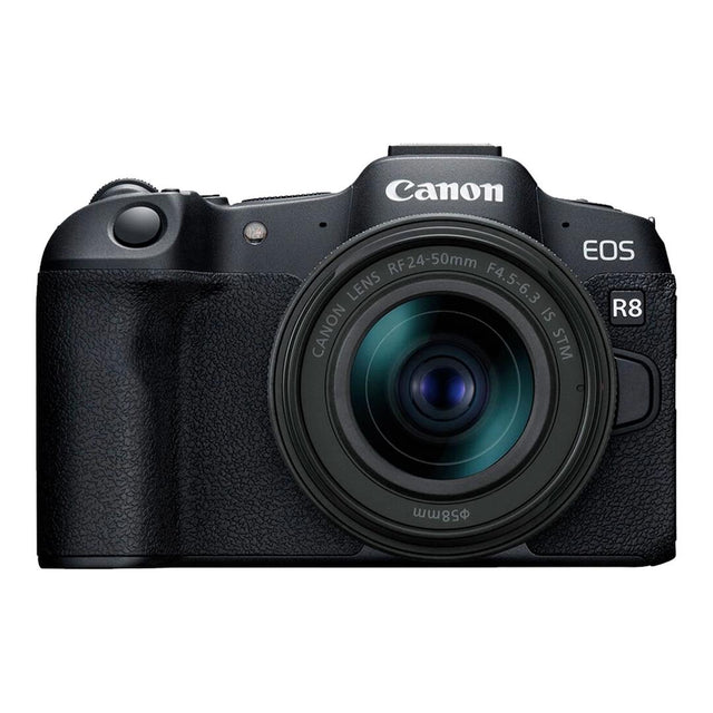 Canon EOS R8 24.2MP Full-Frame Camera with RF 24-50mm F4.5-6.3 IS STM Lens 5803C034