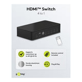 Goobay 4K 60Hz 4-to-1 HDMI Switch 58489