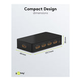 Goobay 4K 60Hz 4-to-1 HDMI Switch 58489