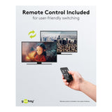 Goobay 4K 60Hz 4-to-1 with Audio Output HDMI Switch 58490