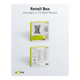 Goobay 23-inch to 42-inch Basic Fixed TV Wall Mount 58523