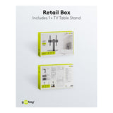 Goobay 32-inch to 55-inch Basic Fixed Tabletop TV and Monitor Stand 58524