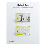 Goobay 37-inch to 70-inch Basic TV and Monitor Floor Stand 58526