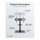 Goobay 37-inch to 70-inch Basic TV and Monitor Floor Stand 58526