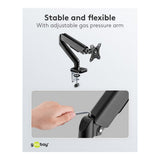Goobay 17-inch to 32-inch Monitor Mount with Gas Spring 58530