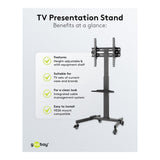 Goobay 37-inch to 70-inch Basic TV or Monitor Presentation Stand 59507