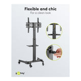 Goobay 37-inch to 70-inch Basic TV or Monitor Presentation Stand 59507