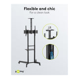 Goobay 37-inch to 70-inch Presentation Stand Pro for TVs and Monitors 59508