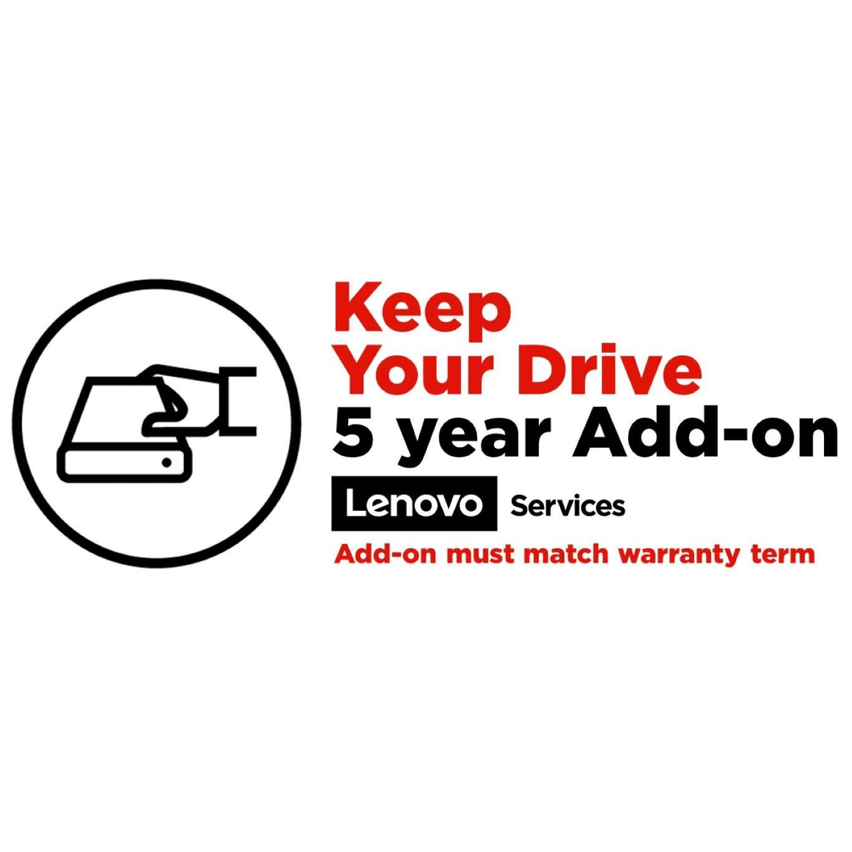Lenovo 5-Year Keep Your Drive Add-On Support Warranty for ThinkCentre Desktops