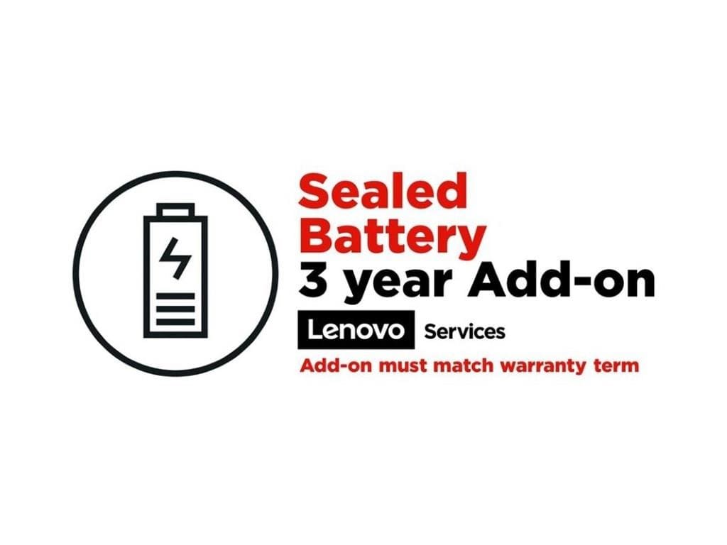 Lenovo 3-year Sealed Battery Replacement Add-on Warranty 5WS1H31713