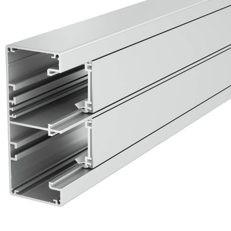 O-Line OBO Rapid Compartment Trunking with Covers 2m Grey 6113202