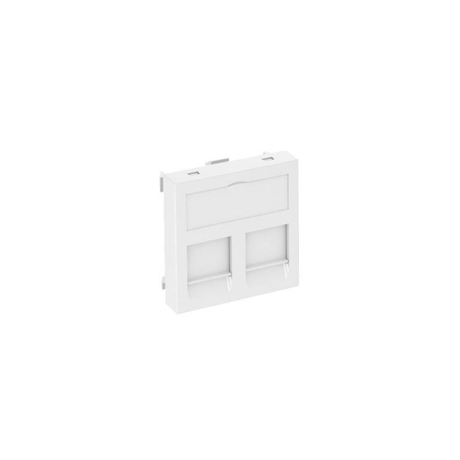 O-Line OBO RJ11/RJ45 Twin Shutter Housing 6119214