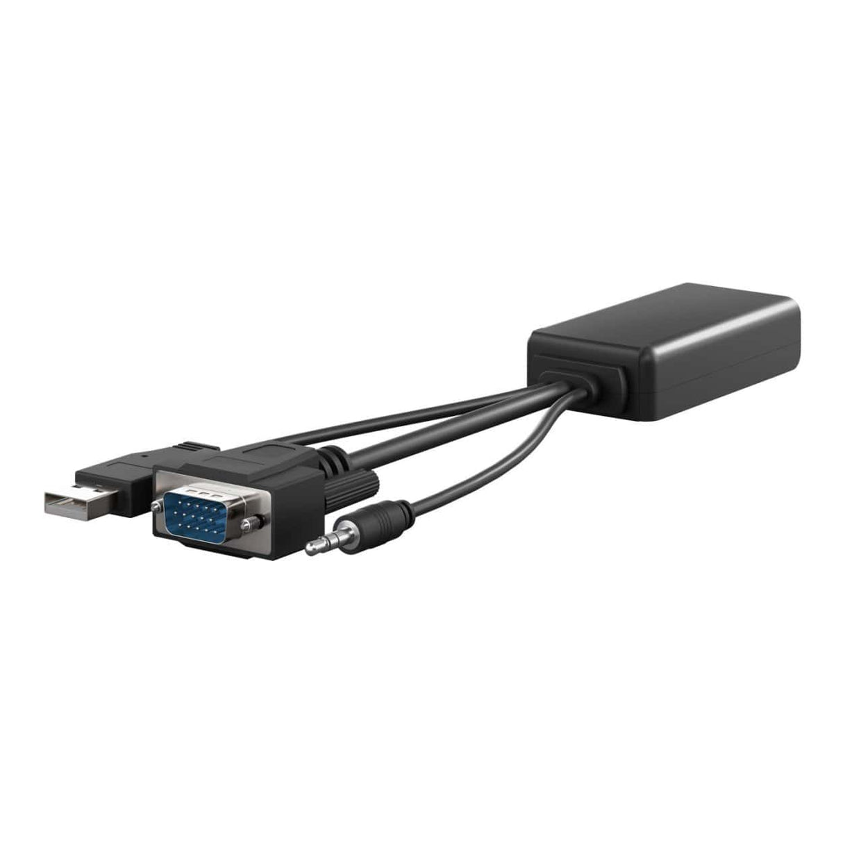 Goobay VGA to HDMI Converter with 3.5mm Jack Audio 61259