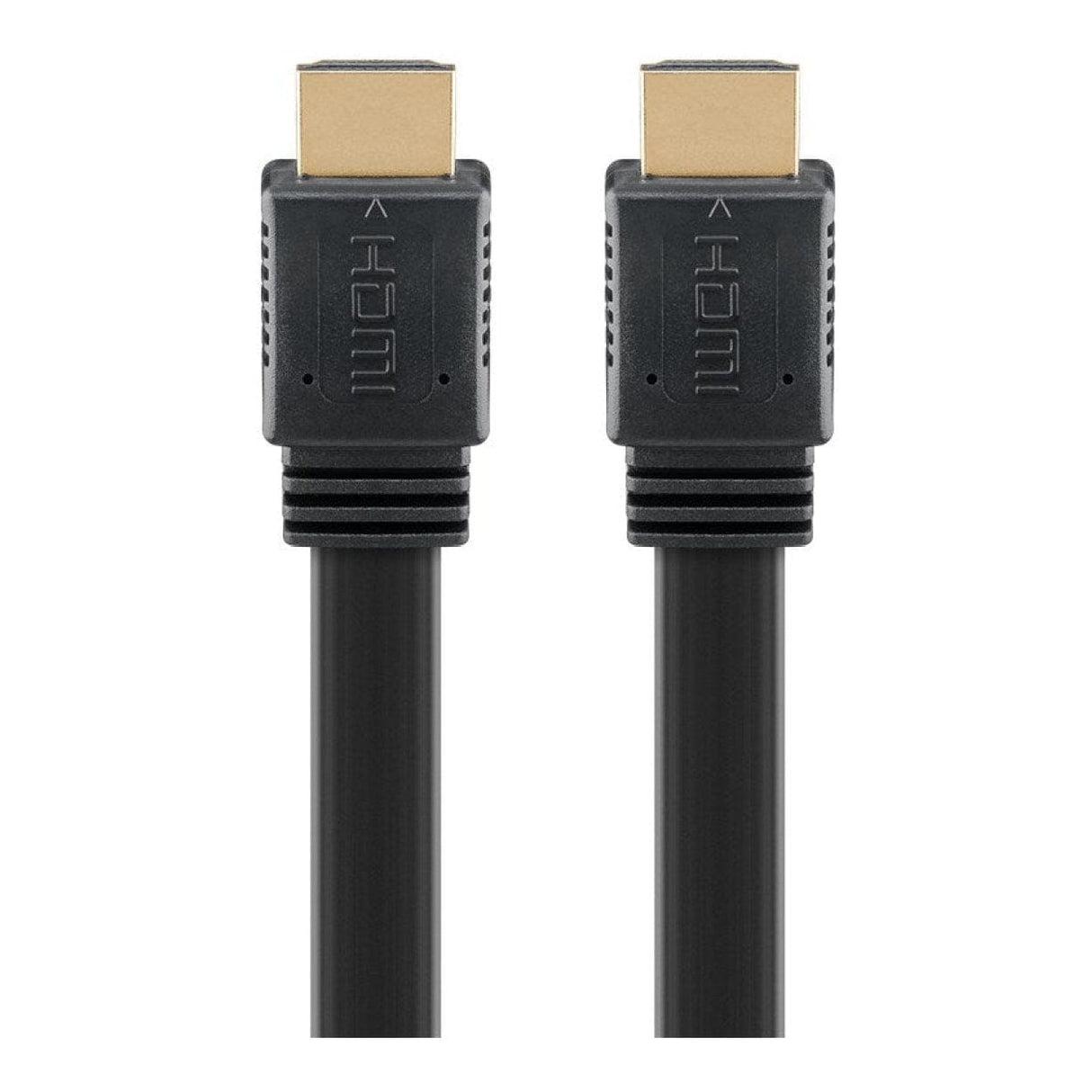 Goobay 5m High Speed HDMI Flat Cable with Ethernet Black 61281