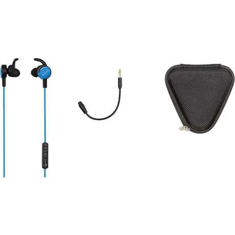 Konix PS-1450 PS4 Wired Earbud Headphones Blue 61881105091