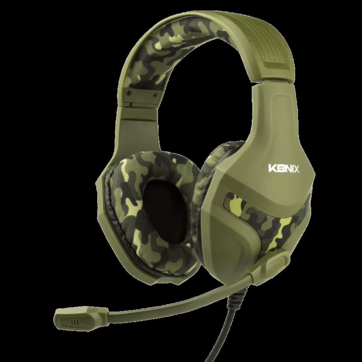 Konix PS-400 PS4 Wired Camo Gaming Headsets 61881105782
