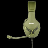 Konix PS-400 PS4 Wired Camo Gaming Headsets 61881105782