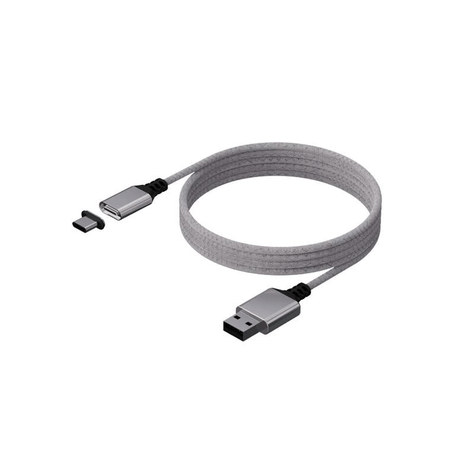 Konix PS5 Magnetic Type-A to Type-C Cable 3m White 61881112600