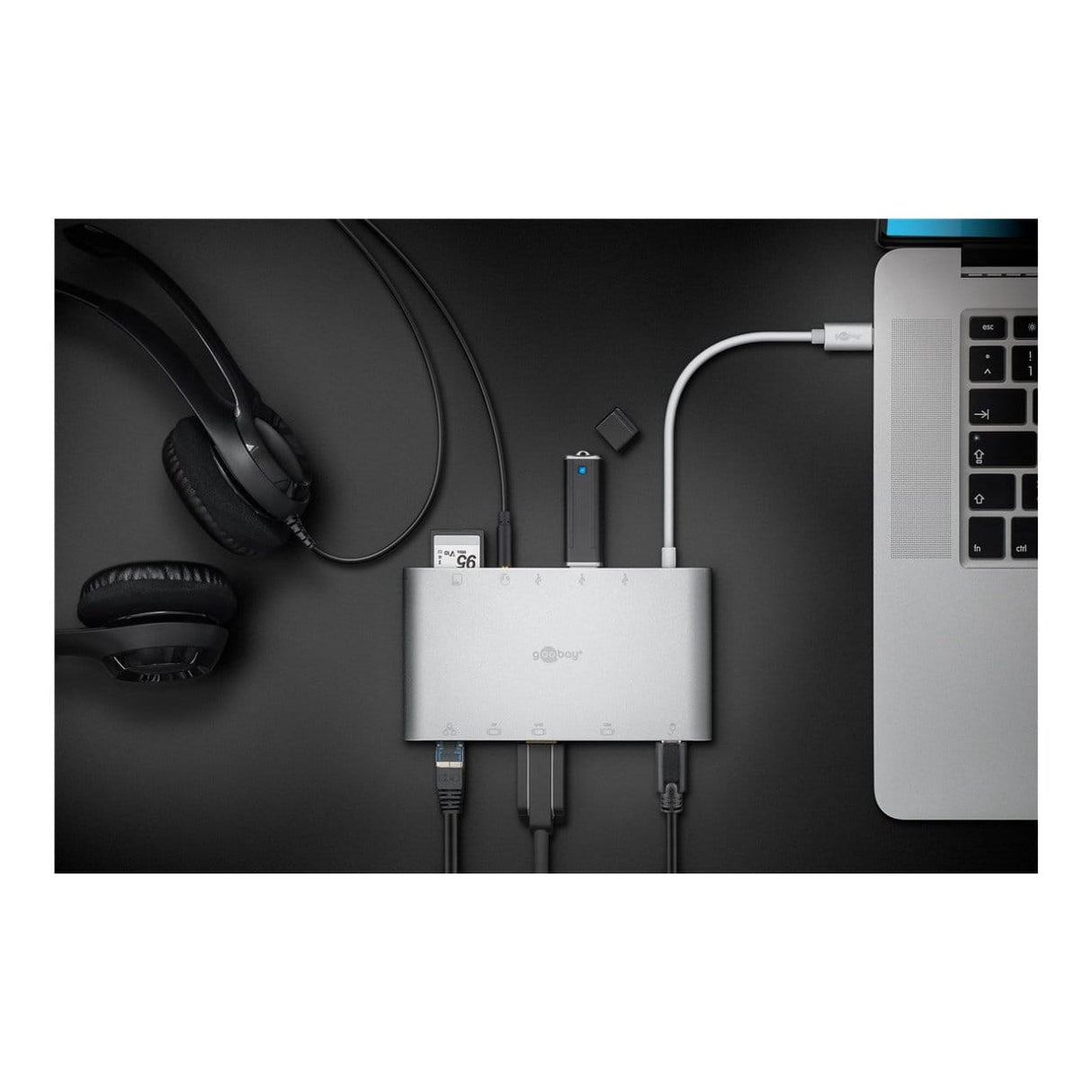 Goobay USB-C Aluminium Multiport Adapter 62113