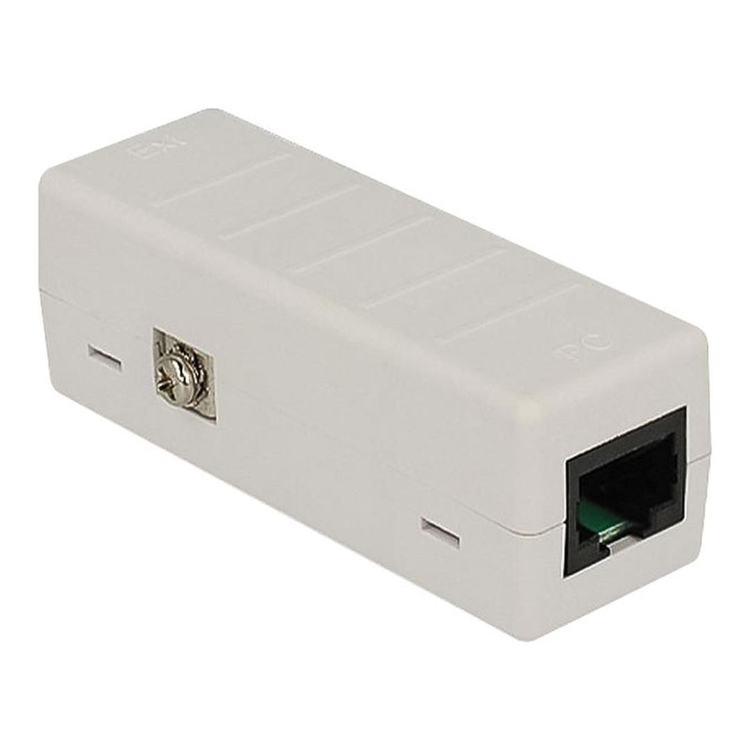 Delock CAT6 RJ45 Gigabit Network Surge Protector with 90W PoE++ 62620