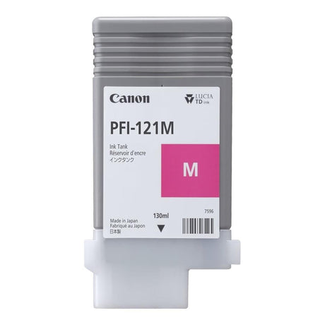 Canon PFI-121M Magenta Printer Ink Cartridge Original 6267C001 Single-pack