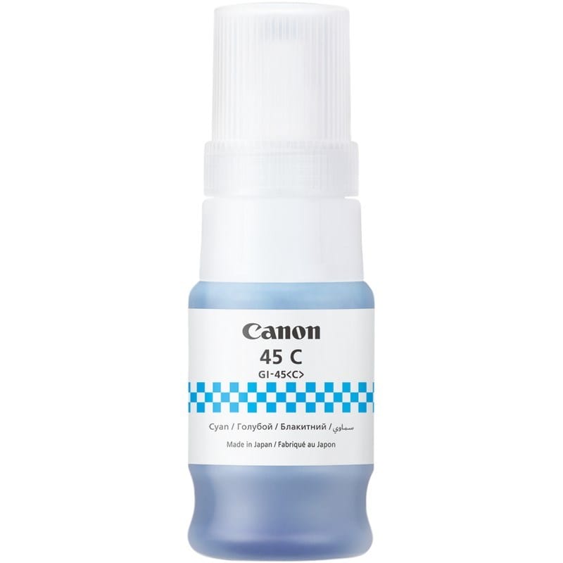 C45 Ink Canon GI-45C Cyan Printer Ink Bottle Original 6285C001 Single-pack ...