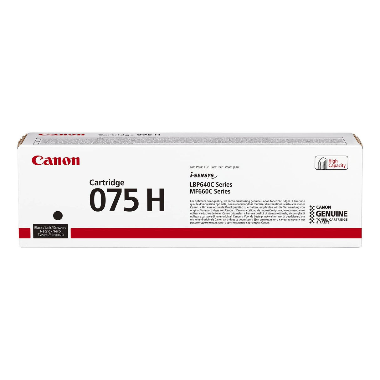Canon CRG 075 Black Toner Cartridge 1000 pages Original 6369C002 Single-pack