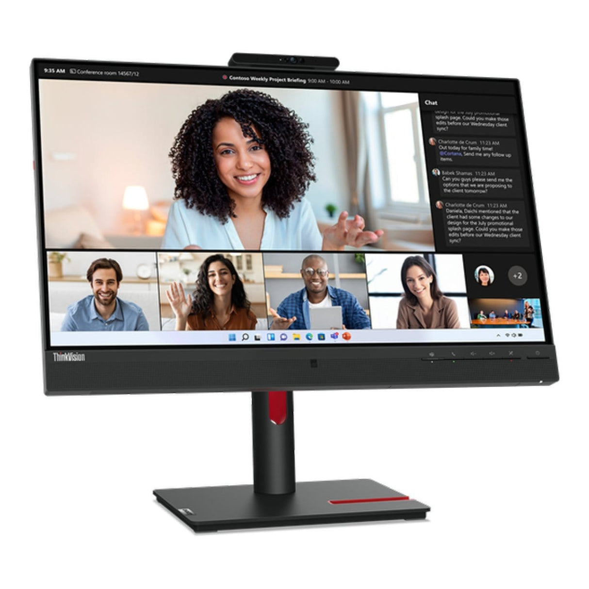Lenovo ThinkVision T24mv-30 23.8-inch 1920 x 1080p FHD 16:9 75Hz 4ms LED IPS Monitor