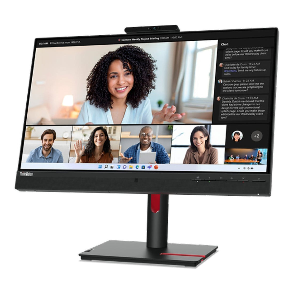 Lenovo ThinkVision T24mv-30 23.8-inch 1920 x 1080p FHD 16:9 75Hz 4ms LED IPS Monitor