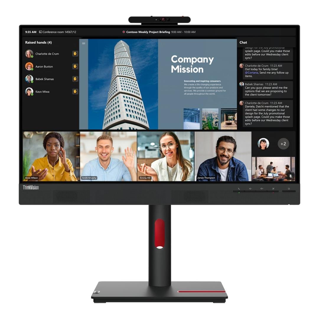 Lenovo ThinkVision T24mv-30 23.8-inch 1920 x 1080p FHD 16:9 75Hz 4ms LED IPS Monitor