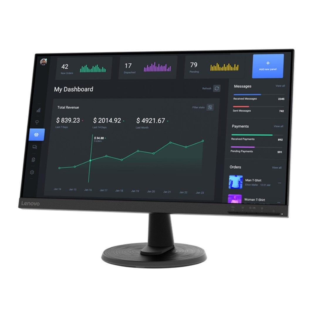 Lenovo ThinkVision C24-40 23.8-inch 1920 x 1080p FHD 16:9 75Hz 4ms AMD FreeSync WLED VA Monitor 63DCKAT6SA