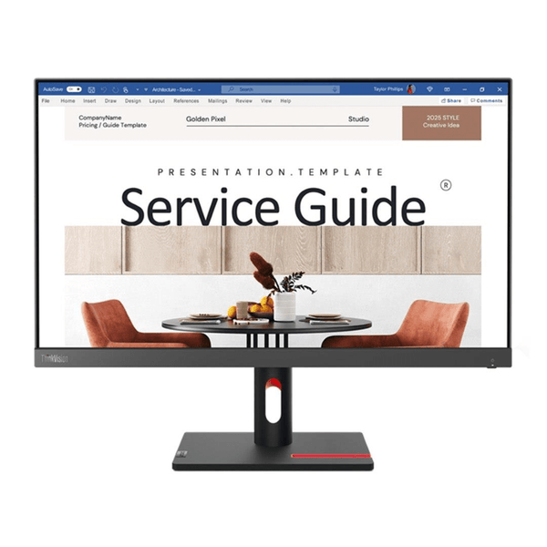 Lenovo ThinkVision S24i-30 モニター（23.8インチ） lenovo_63dekar3jp ディスプレイ・モニター本体