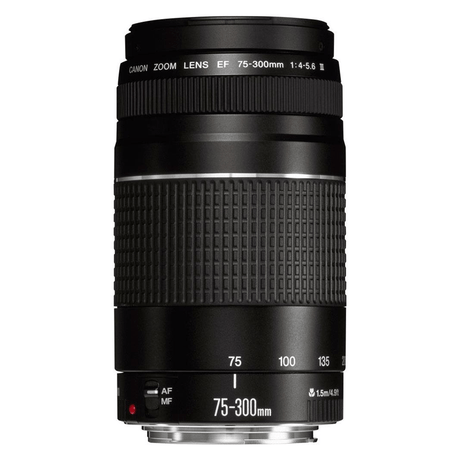 Canon EF 75-300mm f/4.0-5.6 III SLR Telephoto lens Black
