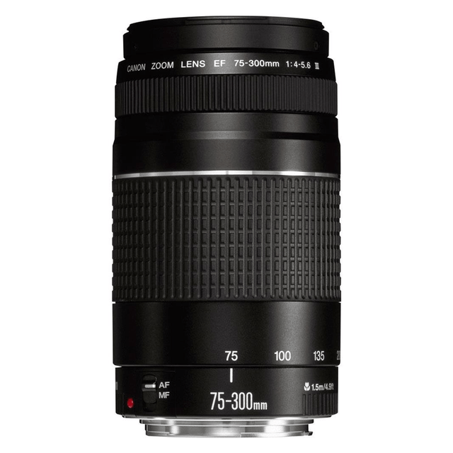 Canon EF 75-300mm f/4.0-5.6 III SLR Telephoto lens Black