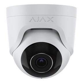 Ajax 5MP 4mm Fixed Lens TurretCam Wired Security IP Camera - White 64925.197.WH1