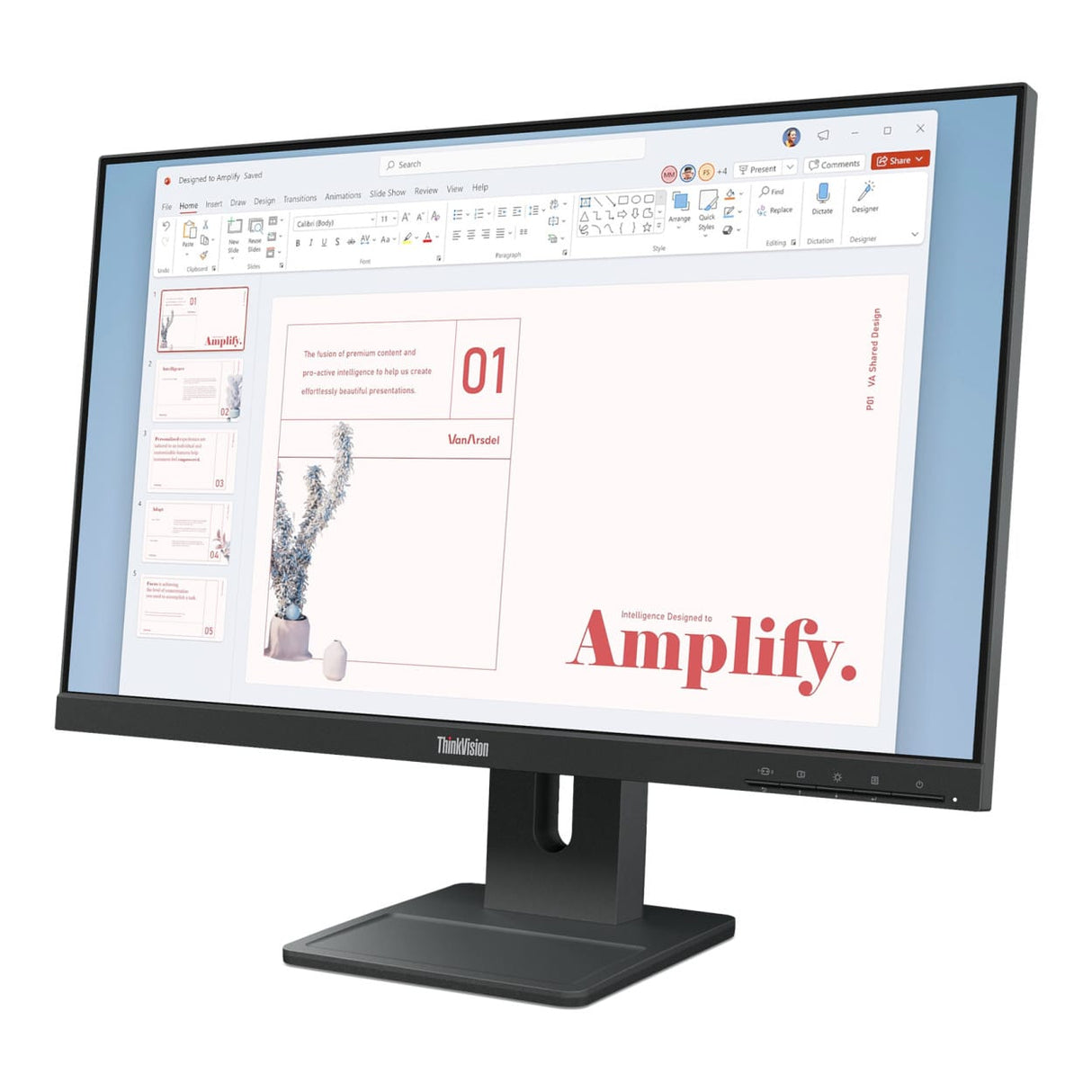 Lenovo ThinkVision E24-40 23.8-inch 1920 x 1080p FHD 16:9 100Hz 4ms LED IPS Monitor 64BAMAT1SA