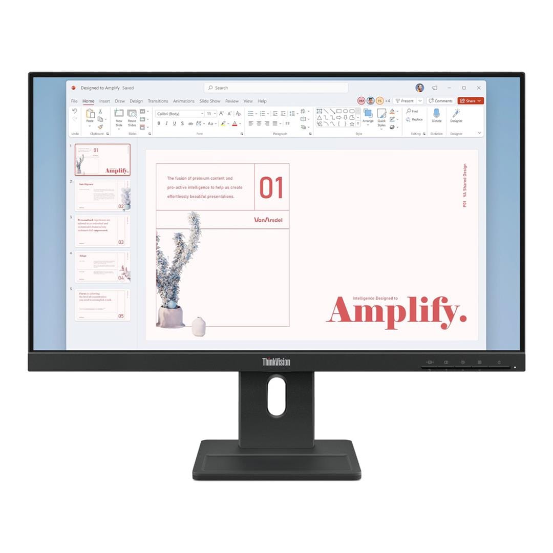 Lenovo ThinkVision E24-40 23.8-inch 1920 x 1080p FHD 16:9 100Hz 4ms LED IPS Monitor 64BAMAT1SA