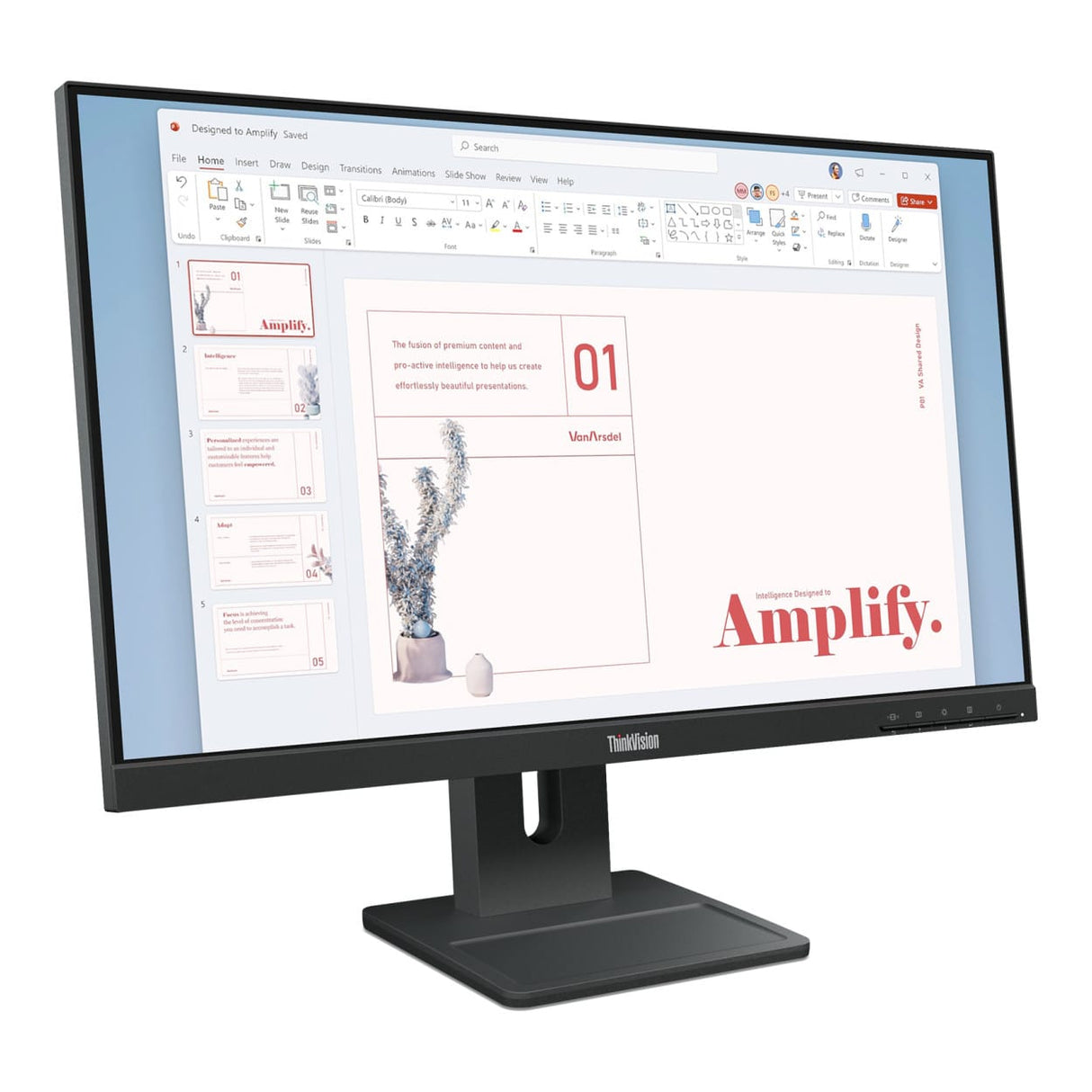 Lenovo ThinkVision E24-40 23.8-inch 1920 x 1080p FHD 16:9 100Hz 4ms LED IPS Monitor 64BAMAT1SA