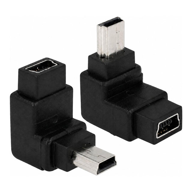 Delock Mini Type-B Male to Female 90 Degree Adapter 65096