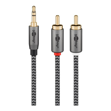 Goobay 2m 3.5mm Jack to RCA Audio Adapter Cable 65288