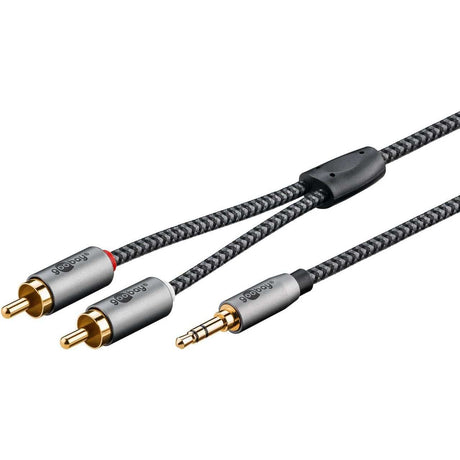 Goobay 2m 3.5mm Jack to RCA Audio Adapter Cable 65288