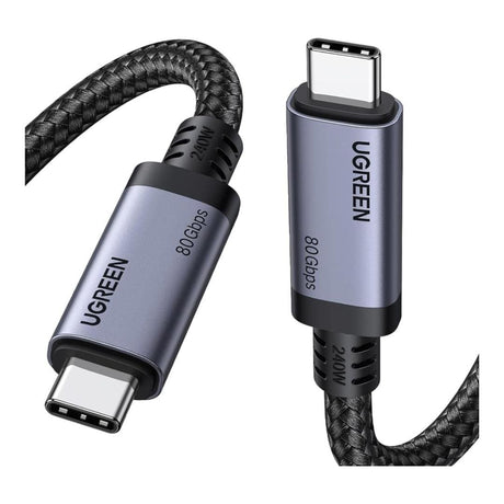 Ugreen 240W USB-4 Gen4 USB-C to USB-C Cable Black 65383