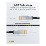 DeLOCK Goobay 10m Optical Hybrid HDMI Cable with Ethernet 65566