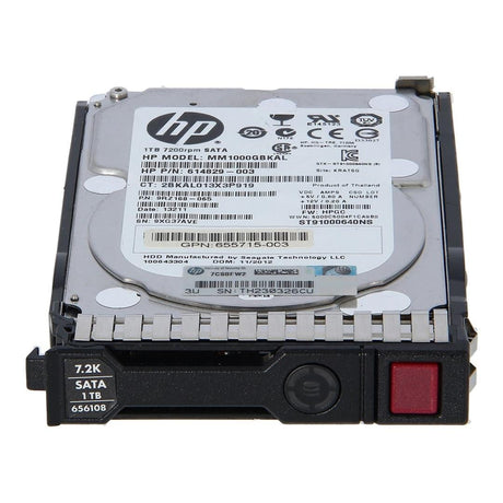 HPE 1TB 6G SFF 2.5-inch 1024GB Serial ATA Internal Hard Drive 655710-B21