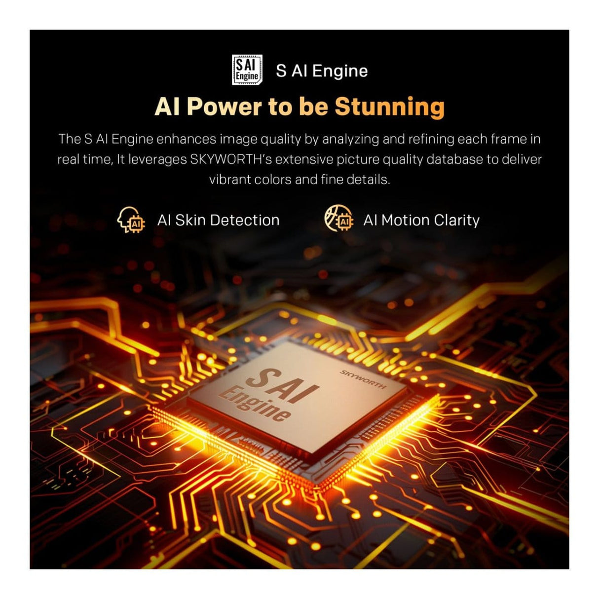Skyworth 65-inch 4K UHD MiniLED Google Smart TV