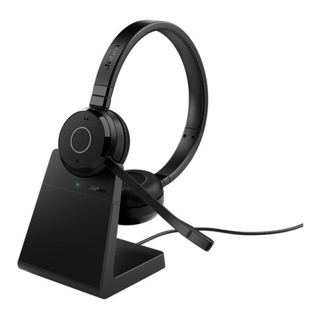 Jabra Headset Evolve 65 TE UC Stereo Wireless Headset With Charging Stand 6699-833-499