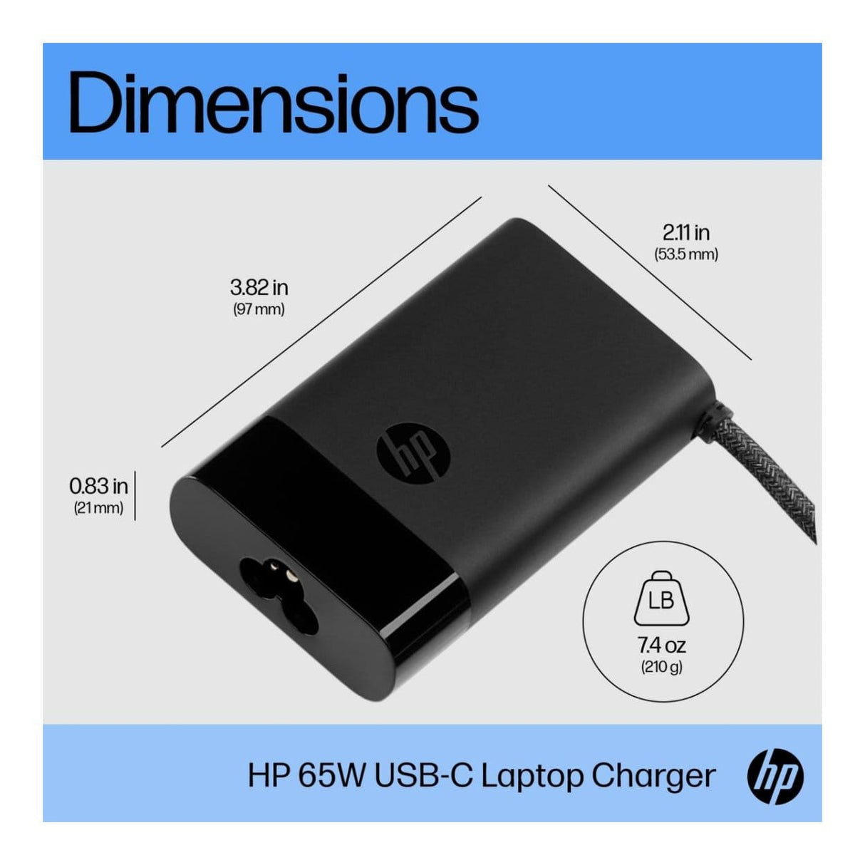 HP 65W Type-C Notebook Charger 671R3UT
