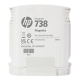 HP 738 DesignJet Magenta Ink Cartridge Original 676M7A Single-pack